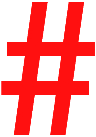 hashtag icon gif