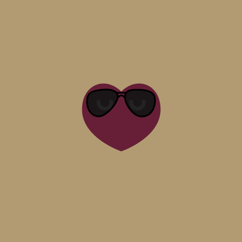 Aurelien_Vervaeke heart sunglasses smoke corazon GIF