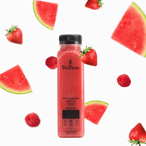 Hasil gambar untuk watermelon and strawberry juice gif"