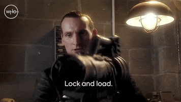 Aiming Christopher Eccleston GIF by Doctor Who