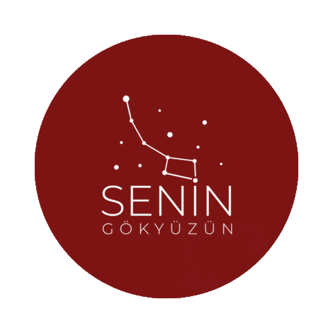 Gökyüzü Haritası Sticker by Senin Gökyüzün