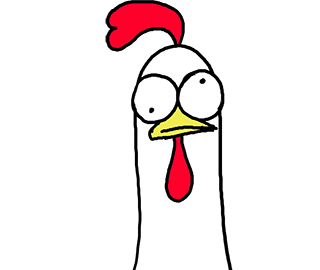 Angry Chicken GIF by happydog - Find & Share on GIPHY