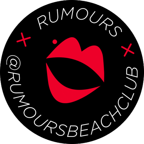 Rumours Beach Club Sticker
