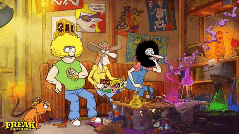 The Fabulous Furry Freak Brothers GIFs - Get the best GIF on GIPHY