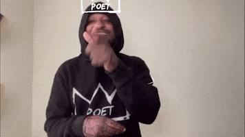Poetry Agree GIF by LindoYes