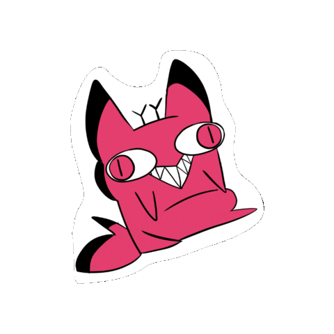 Cat Demon Sticker