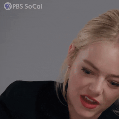 Emma Stone Mood GIF by PBS SoCal