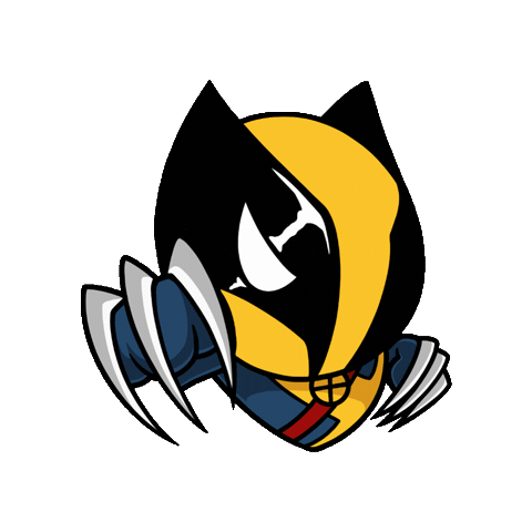 Super Hero Sticker by Paulberger