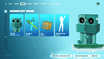 Geometry Dash Shop GIF