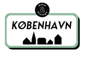 Copenhagen København Sticker by HELLO VINTAGE