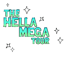 Sparkling Green Day Sticker by Hella Mega Tour