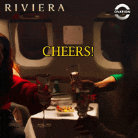 Cheers Champagne GIF by Ovation TV