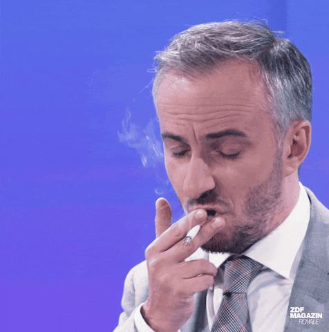 Live Tv Smoke GIF by ZDF Magazin Royale