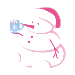 Snowman Olens Sticker by geo_tw
