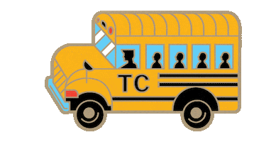 Teachers College Bus Sticker by Teachers College, Columbia University