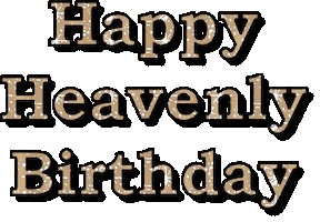Happy Heavenly Birthday Sticker