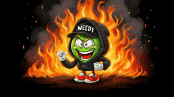 On Fire Burn GIF by itsWeedy