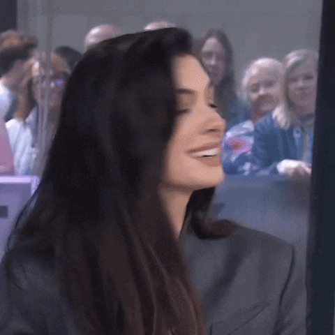 Turn Around Hair Flip GIF