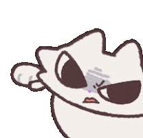 Cat Punch Sticker