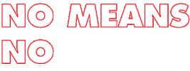 No Means No Sticker by yperoxesgynaikes