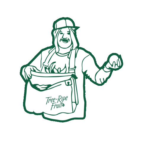 Tree-Ripe Fruit Co. Sticker