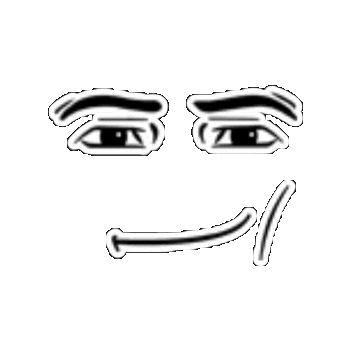 Man Face Sticker