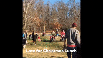 Christmas Running GIF by Lewis Automotive