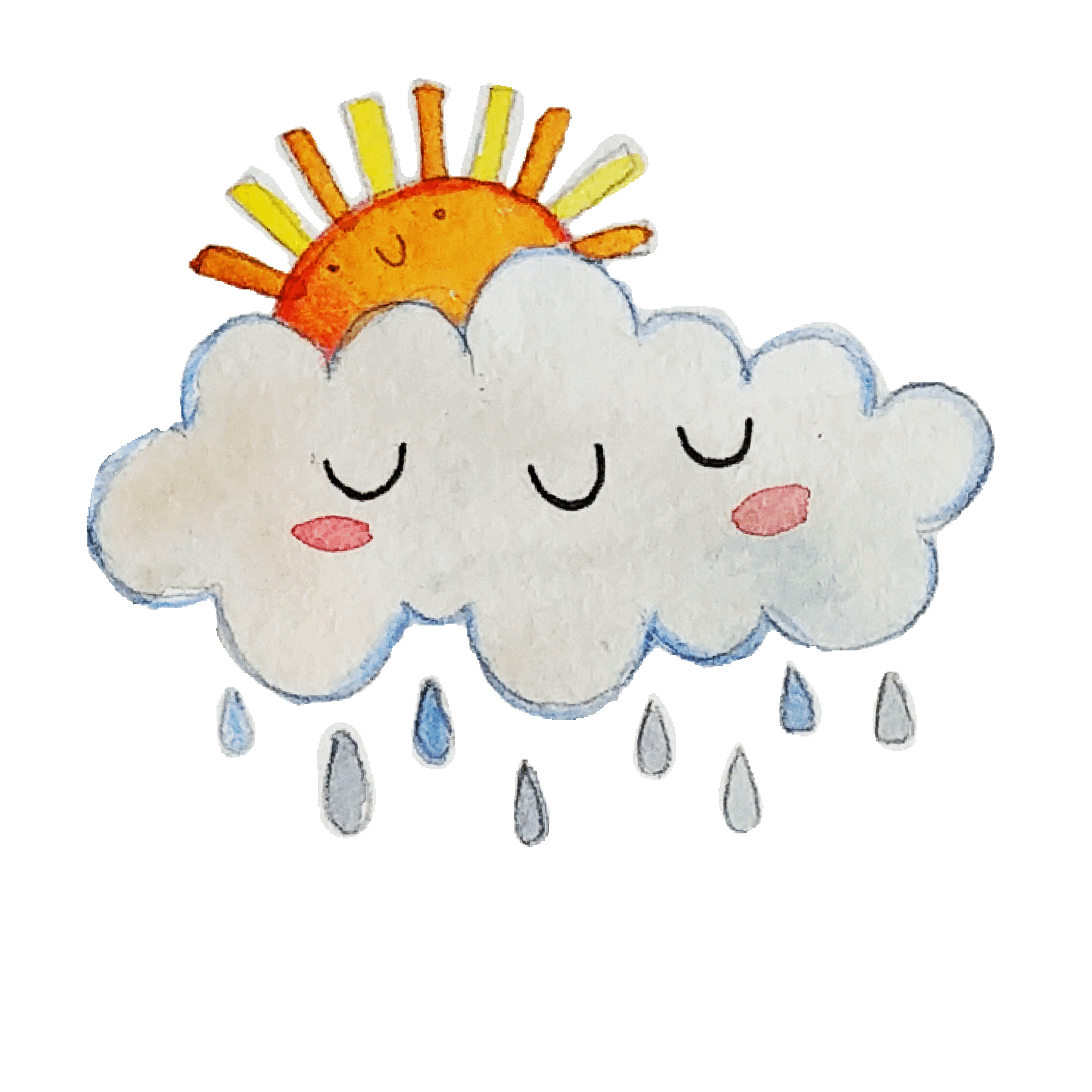 Rain Weather Sticker by yashassegawa for iOS & Android GIPHY
