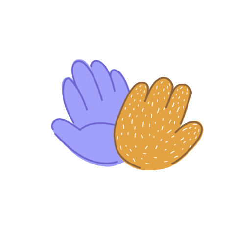 High Fives Sticker by rixo_cz