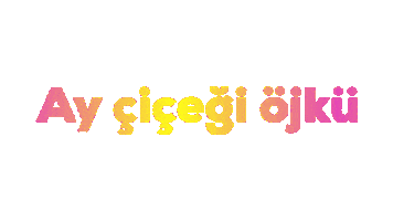 Ay Çiçeği Öjkü Sticker