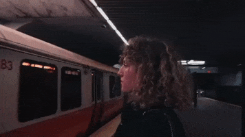 polyvinylrecords train subway glance polyvinyl GIF