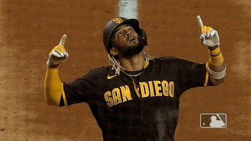 Home Run Pointing GIF by San Diego Padres