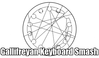 doctor who, keyboard smash, gallifreyan # doctor who # keyboard smash ...