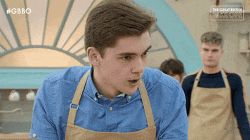 Stressed Henry GIF by The Great British Bake Off