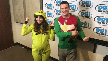 Check This Out The Grinch GIF by 99.1 The Mix