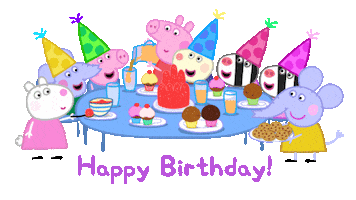 Happy Birthday Party Sticker By Peppa Pig For Ios Android Giphy