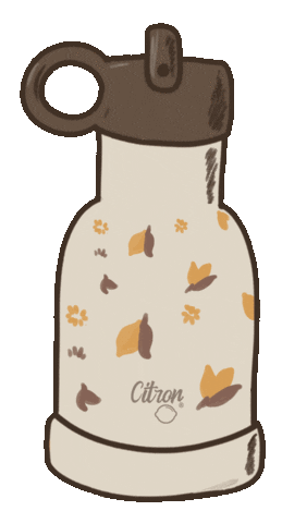 Back To School Insulated Water Bottle Sticker by Citron Dubai