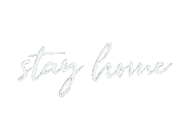 Rainbow Stay Home Sticker by Amy Reader