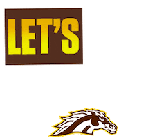 Lets Go Broncos Win Sticker by WMU Broncos