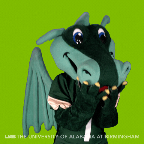 Excited Uab Blazers GIF by The University of Alabama at Birmingham