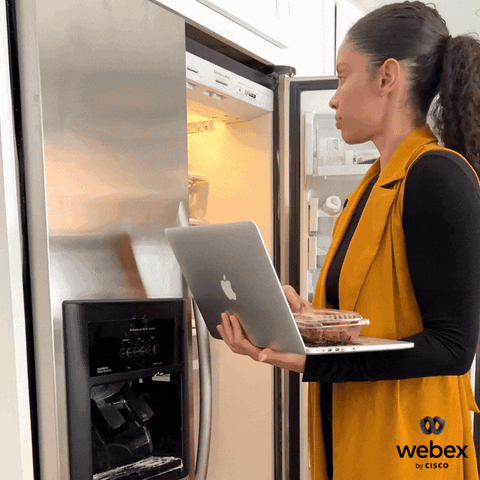 Hungry Work From Home GIF by webex