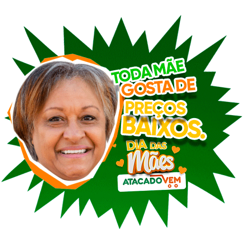Mãe Dia Das Maes Sticker by Atacado Vem