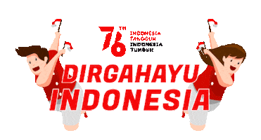 Merdeka Dirgahayu Indonesia Sticker