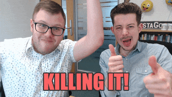 killing it well done GIF by Andrew and Pete