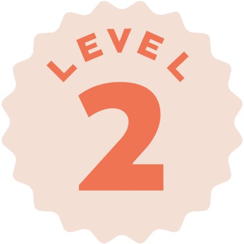Level 2 Sticker by Roll Happy