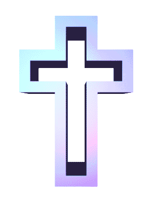 Cross Sticker by Kensington Church