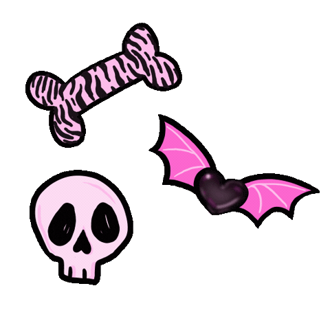 Creepy Cute Heart Sticker