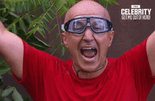 point celebrate GIF by I'm A Celebrity... Get Me Out Of Here! Australia