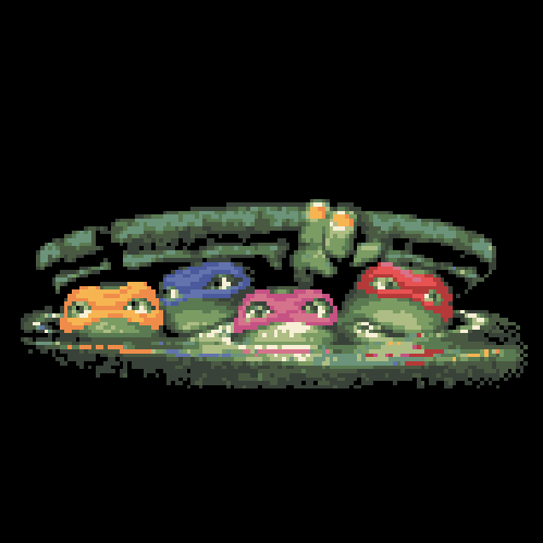 baby ninja turtles gif 1990