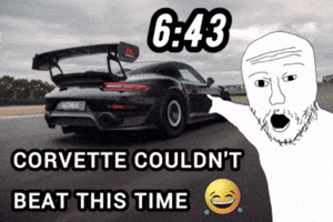 Porsche Corvette GIF